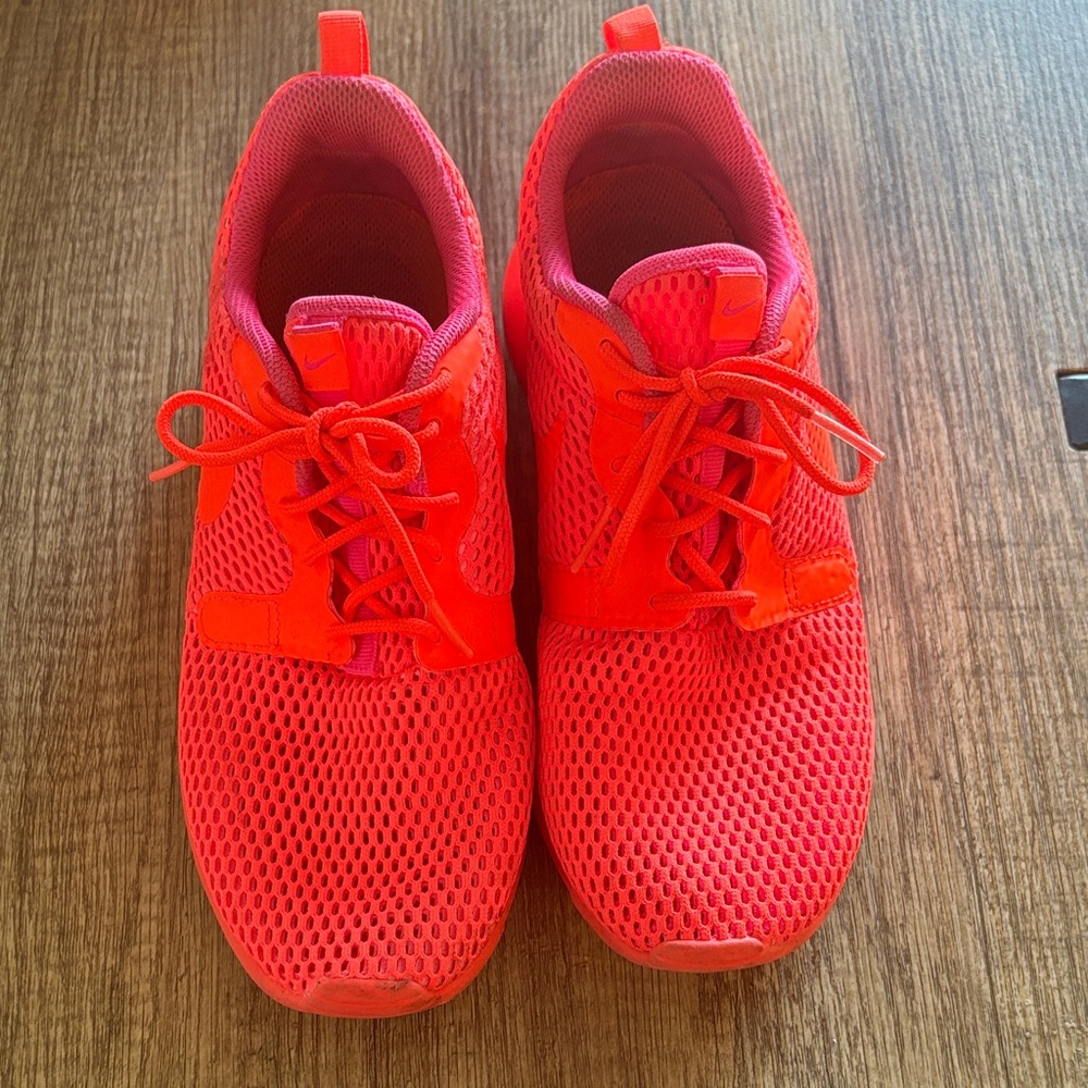 Nike Vivid Red Mesh Sneakers